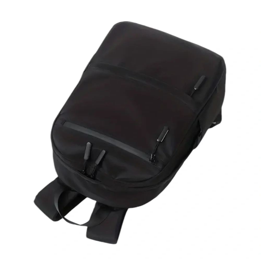 Unbranded Black Multi Pocket Unisex Backpack 14in. Laptop Bag - Picture 4 of 7